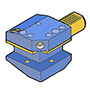 VDI30 FORM C1-B1 AXIAL-RADIAL TURNING HOLDER RIGHT H=(3/4)"